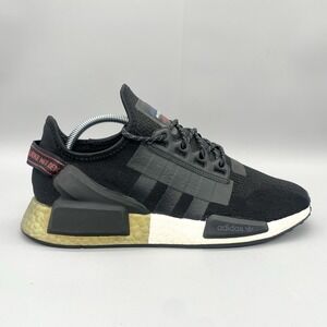 Adidas Mens 8.5 NMD V2 Gold Metallic Running Shoes Sneakers FW5327 Lace Up